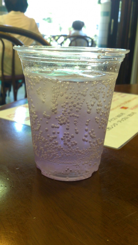 荒子川公園のカフェでラベンダーソーダを飲んでみる