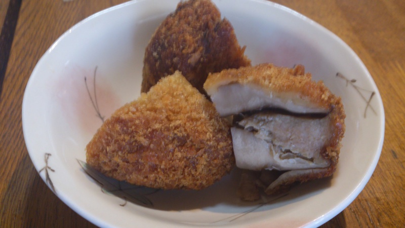 岐阜県の道の駅 平成で売ってる椎茸なコロッケを食べてみる