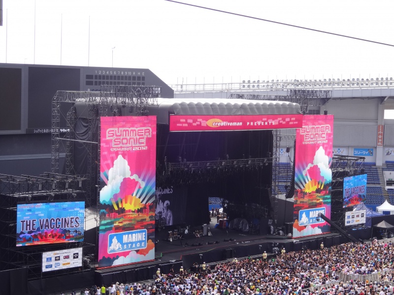 Summer Sonic 2012 でノってきたアーティスト The Vaccines