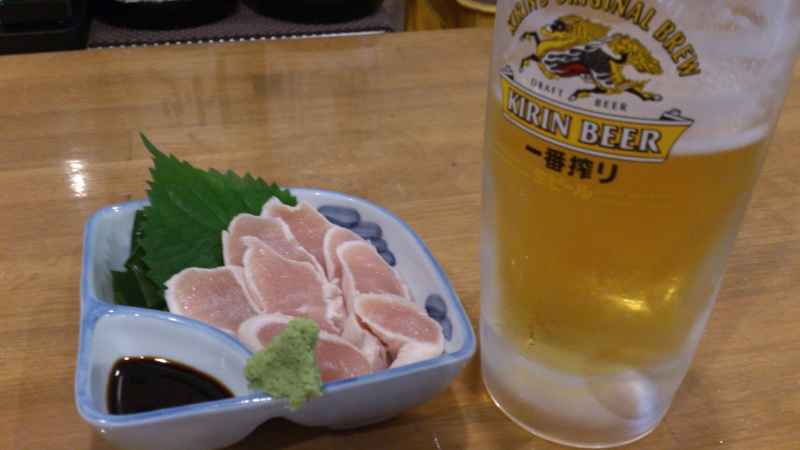 名古屋の居酒屋 “鉄板焼たんたん”で飲んでみる