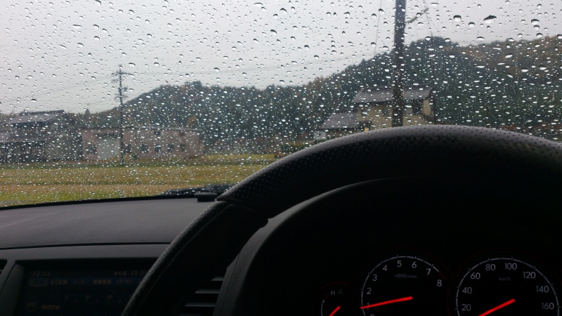 今日は雨よけ降るなぁ…