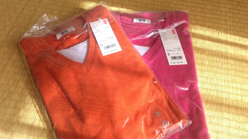 UNIQLOのVネックTシャツを買ってみる