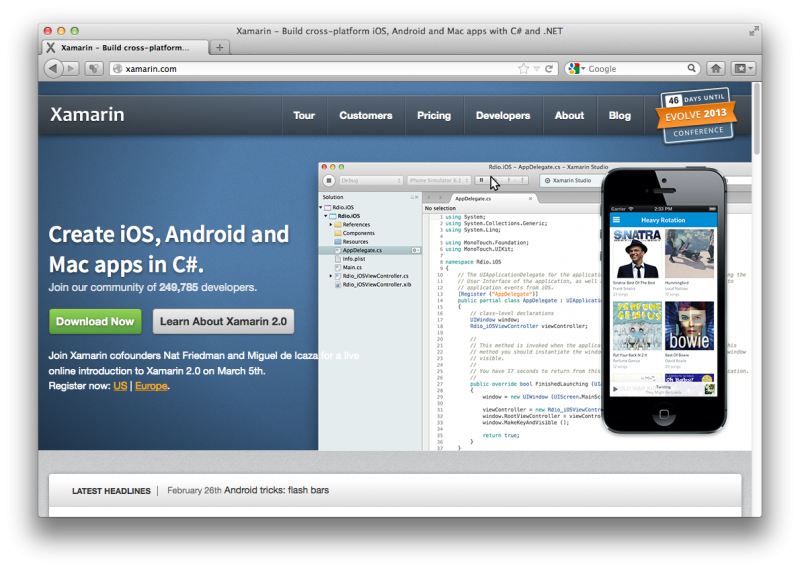 Mac OSXでC#の開発環境”Xamarin Studio”を使ってみる