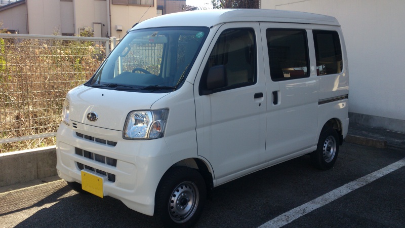 スバル サンバーバンに乗ってみる