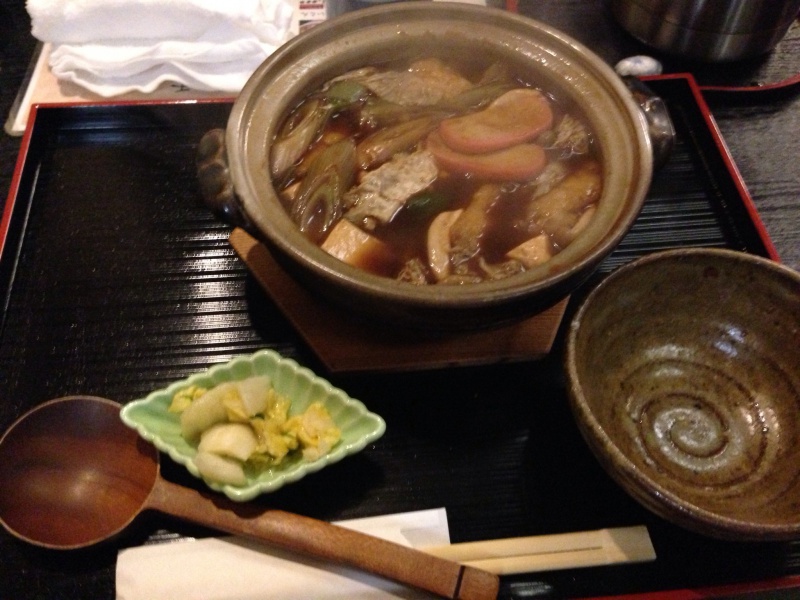 名古屋のすいとん屋 鴨一歩の”味噌煮込みすいとん”を食べてみる