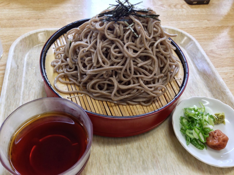 岐阜の道の駅 美並でざるそばを食べてみる