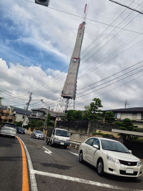 八事の中京テレビのテレビ塔を眺めてみる