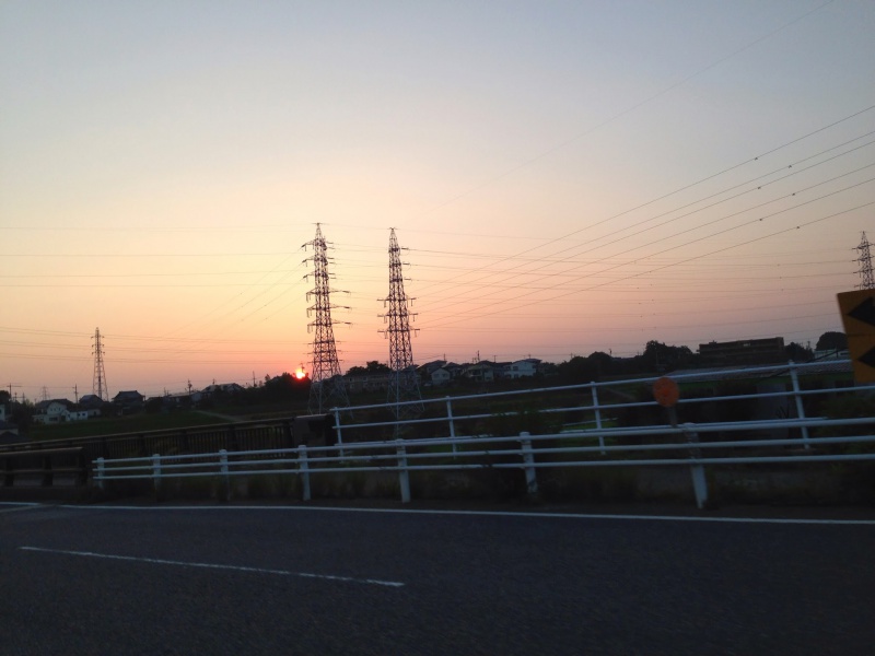 グラデーションな日暮れ…