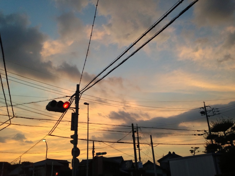 暮れてった