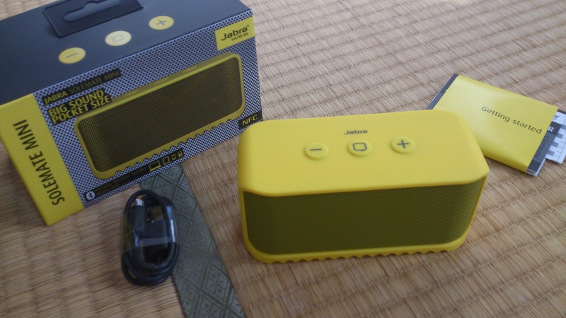 Bluetoothなスピーカー JabraのSolemate Miniを使ってみる