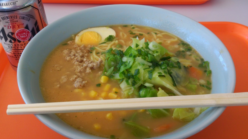 おんたけ2240のレストランで味噌ラーメンを食べてみる