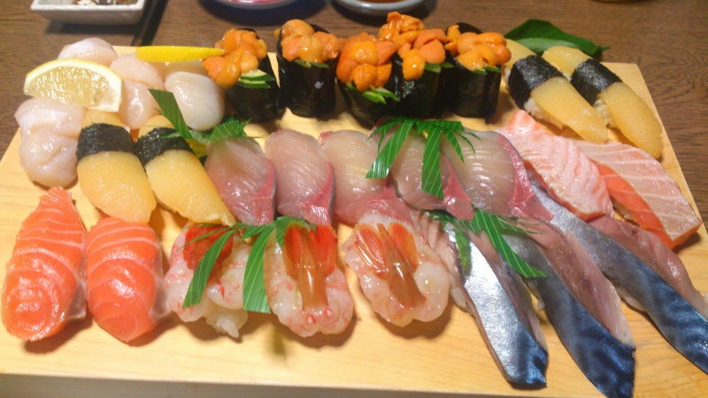 ぎふ初寿司で寿司を食べてみる