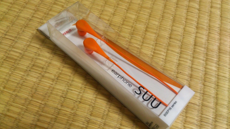 Buffaloのイヤホン Suu を買ってみる