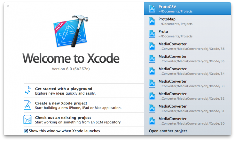OSXメモ Xcode 6のベータ版をインストールしてSwiftを使ってみる