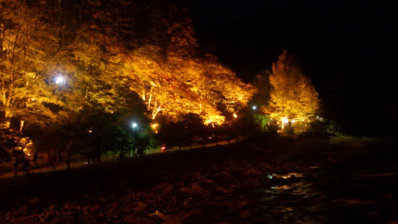香嵐渓に紅葉をみに行ってみる