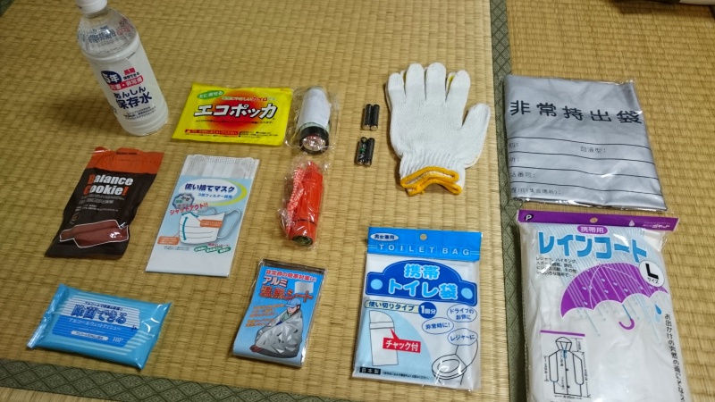 帰宅支援セットを買ってみる