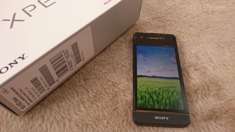 Xperia SX SO-05Dを使ってみる