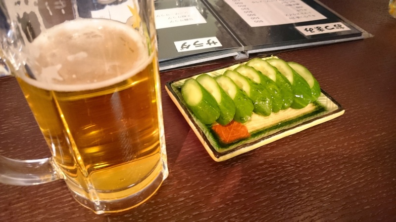 栂池高原スキー場付近の居酒屋 喜楽で一杯飲んでみる