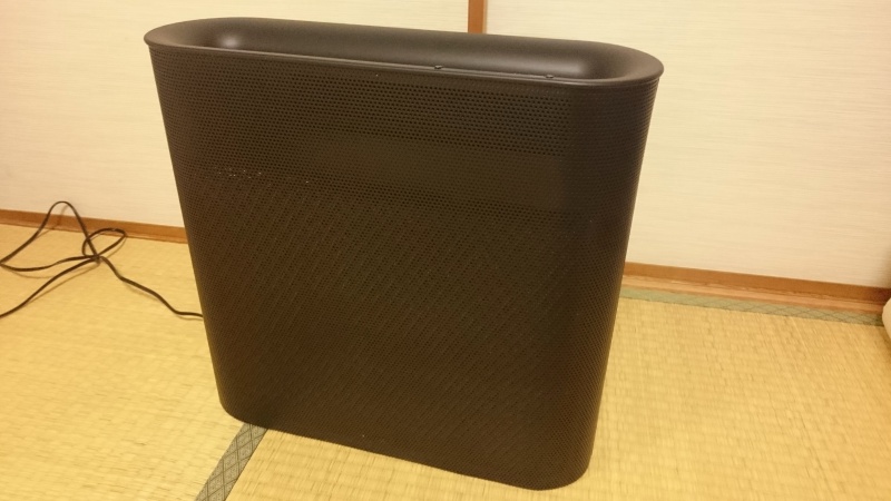 ±0の空気清浄機のフィルターを交換してみる