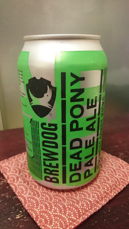 スコットランドのビール BrewDog Dead Pony Pale Aleを飲んでみる