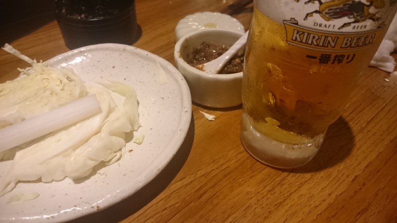 名古屋の居酒屋 炭焼酒場だいだいで一杯飲んでみる