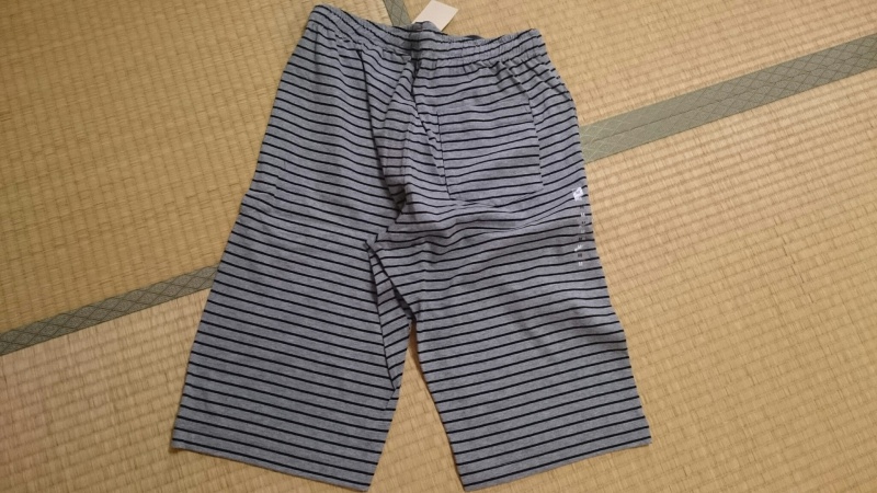 無印良品の天竺ハーフパンツを買ってみる