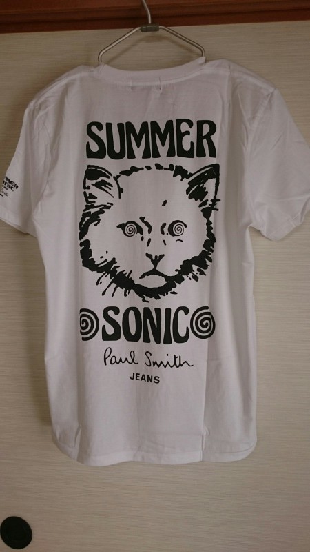 Summer SonicとSonic Maniaが今週末なので先行チケット買ったおまけでついてきたTシャツを眺めてみる