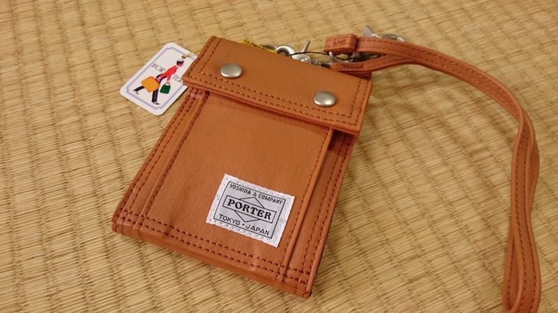 吉田カバンの財布 PORTER STYLE FREE キャメル色を買ってみる
