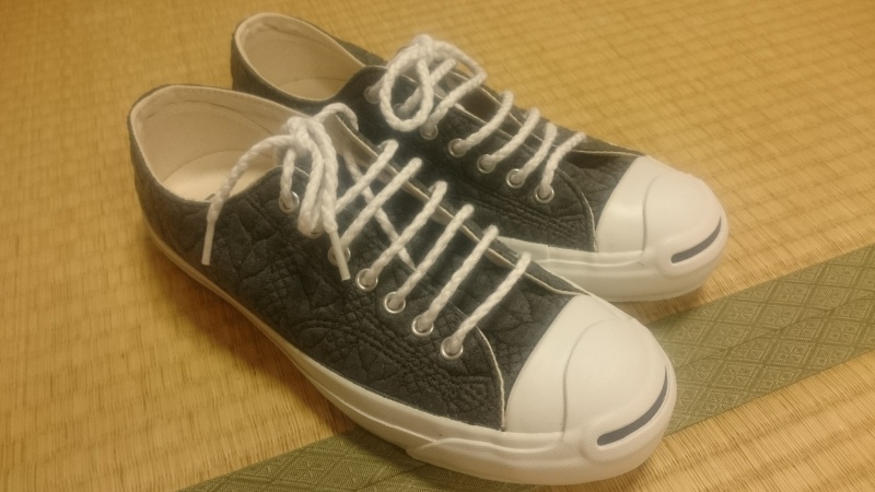 コンバースのスニーカー JACK PURCELL SWEATER NDを買ってみる