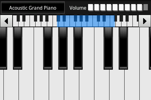 HT-03Aでピアノを演奏するアプリ xPiano