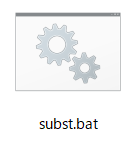 substを実行するバッチを作成したけど実行したら無限ループになるので対応してみる