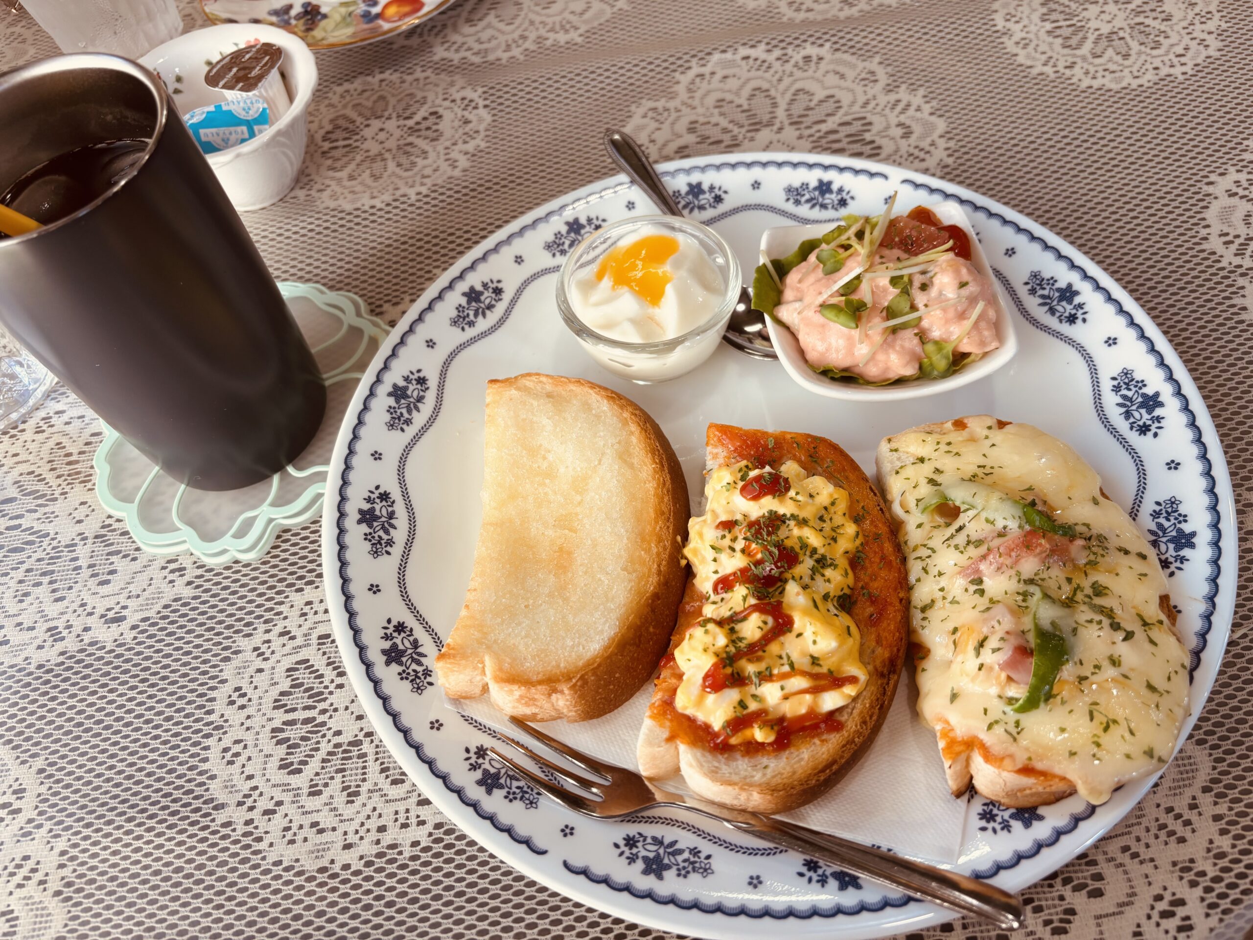 岐阜市の喫茶店 喫茶アマンドでモーニングを食べてみる