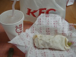 KFCのツイスターセットを食べてみる