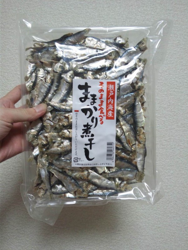 ママカリの煮干しを食べてみる